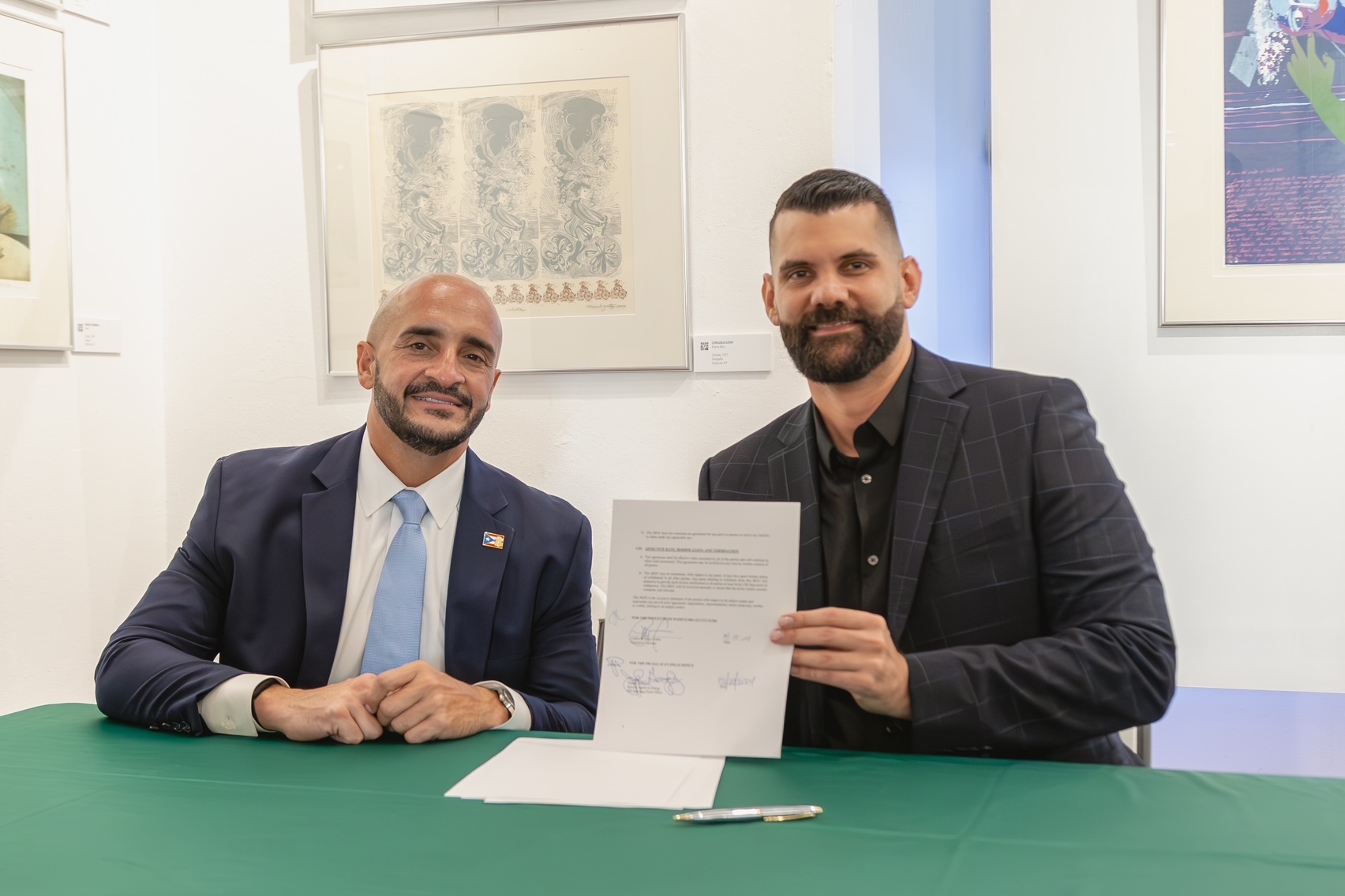 Instituto de Cultura Puertorriqueña (ICP) y FBI firman acuerdo