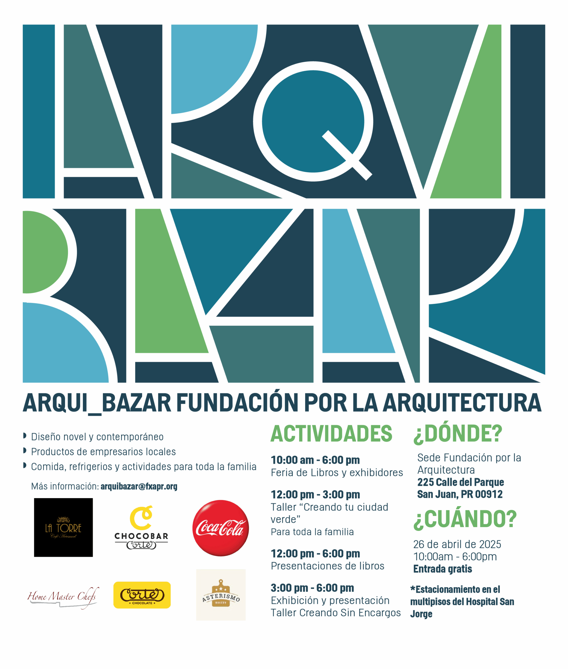 El Arquibazar ofrece una variada programación que incluye talleres, exhibiciones, feria de libros y degustaciones culinarias.