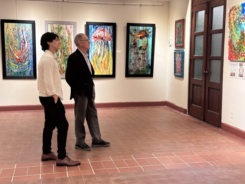El año pasado, la coordinadora de la Fiesta de Artistas, Lourdes Rivera, realizó una exposición en la Casa de España.