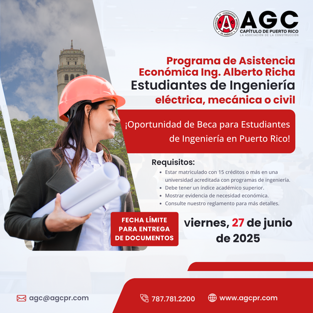 La Asociación de Contratistas Generales fomenta el desarrollo de futuros profesionales de la industria.