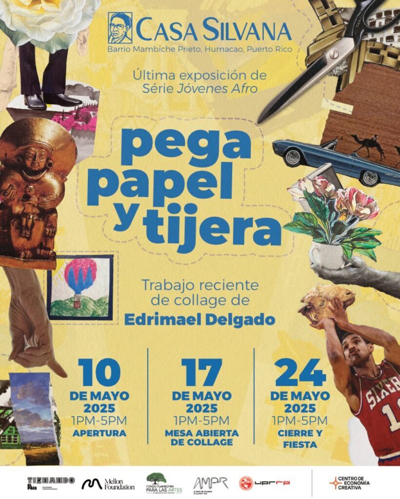 La muestra estará disponible hasta el 24 de mayo, con actividades paralelas como un taller de collage y un Bombazo.