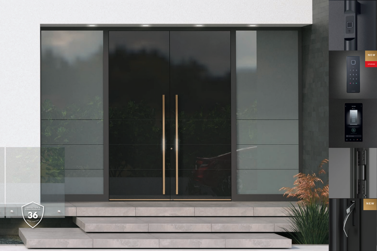 Con Euro Design Homes y Pirnar, la entrada a tu hogar se convierte en una obra de arte funcional.