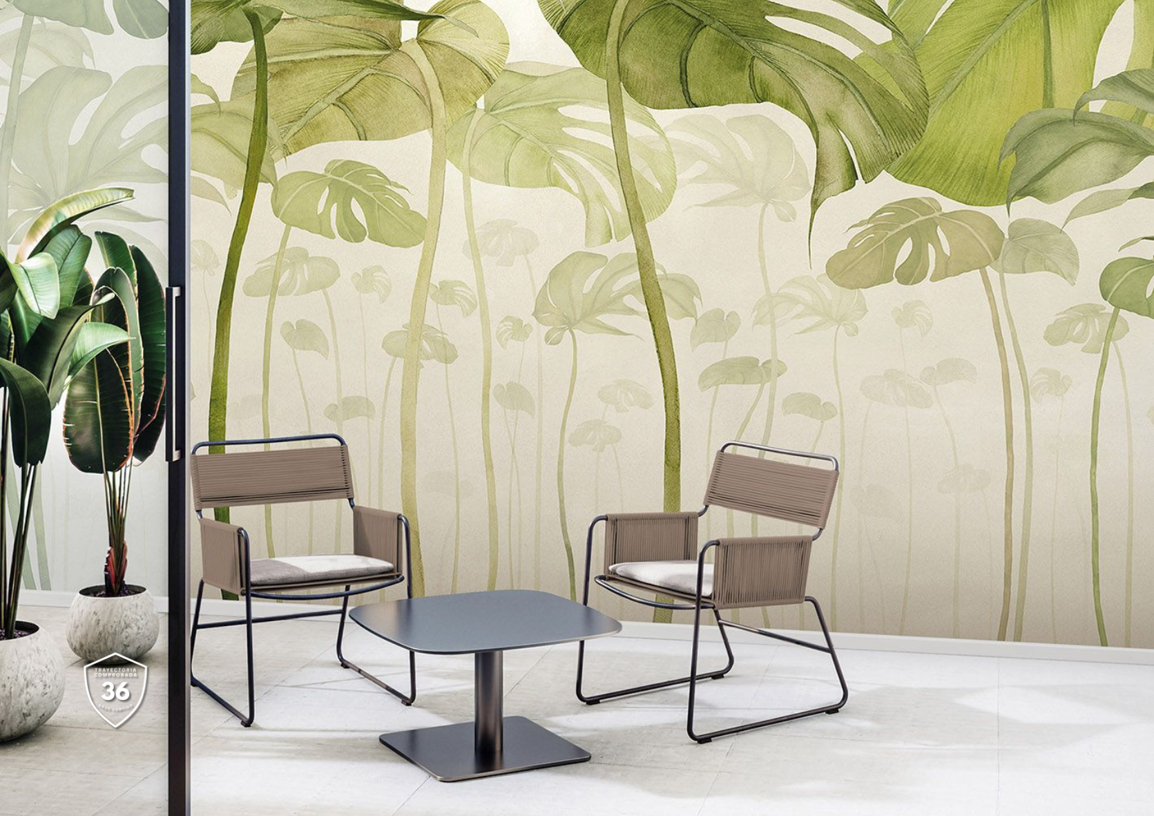 WallSilk®/SOL protege cada diseño para que el arte perdure en exteriores.