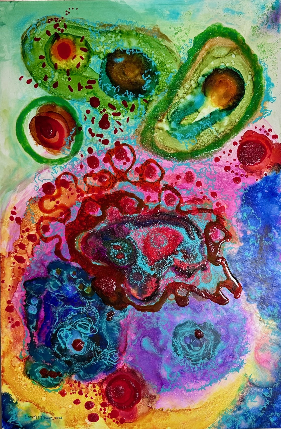 Mitochondria I por Lourdes Rivera