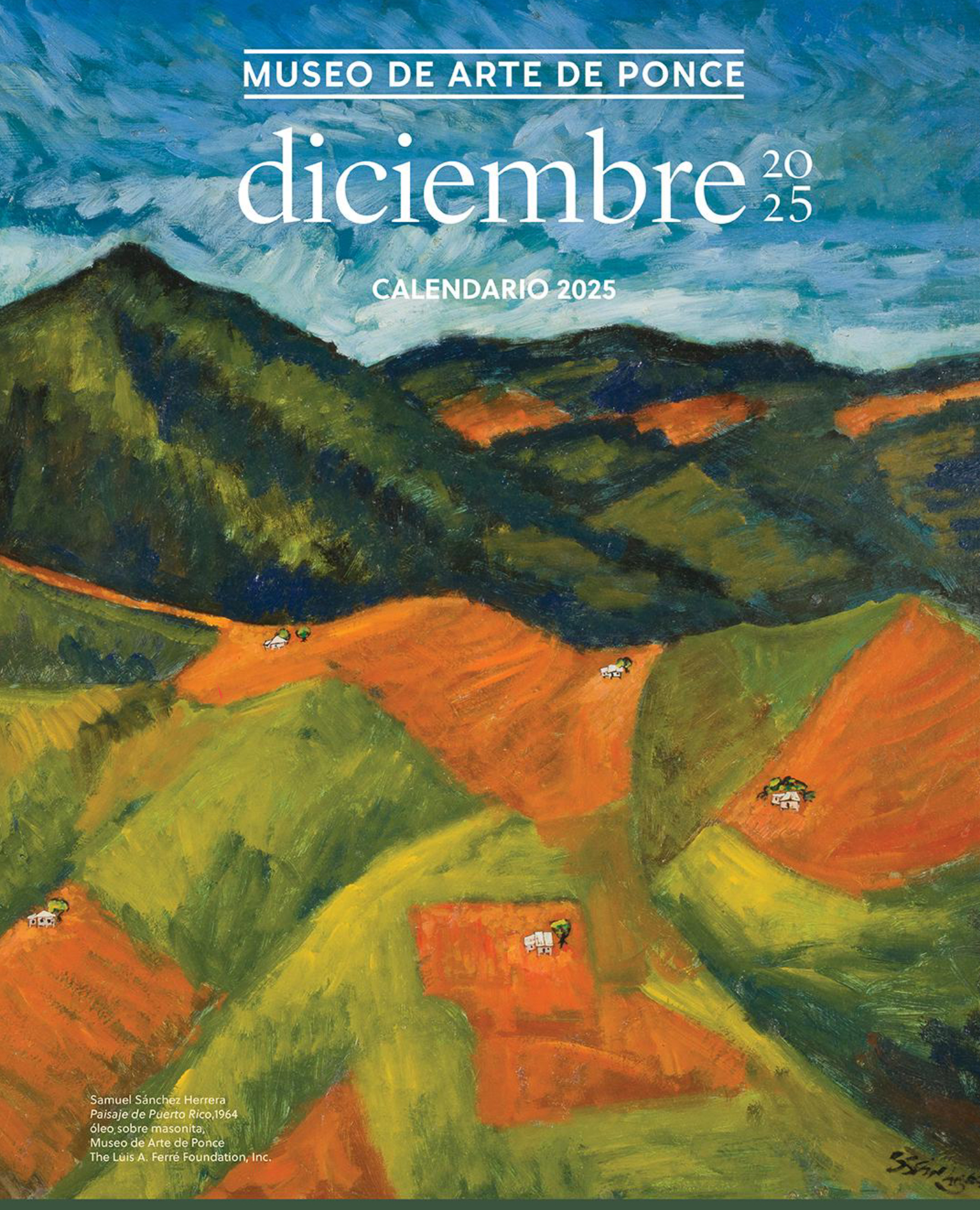 Calendario Museo de Arte para diciembre