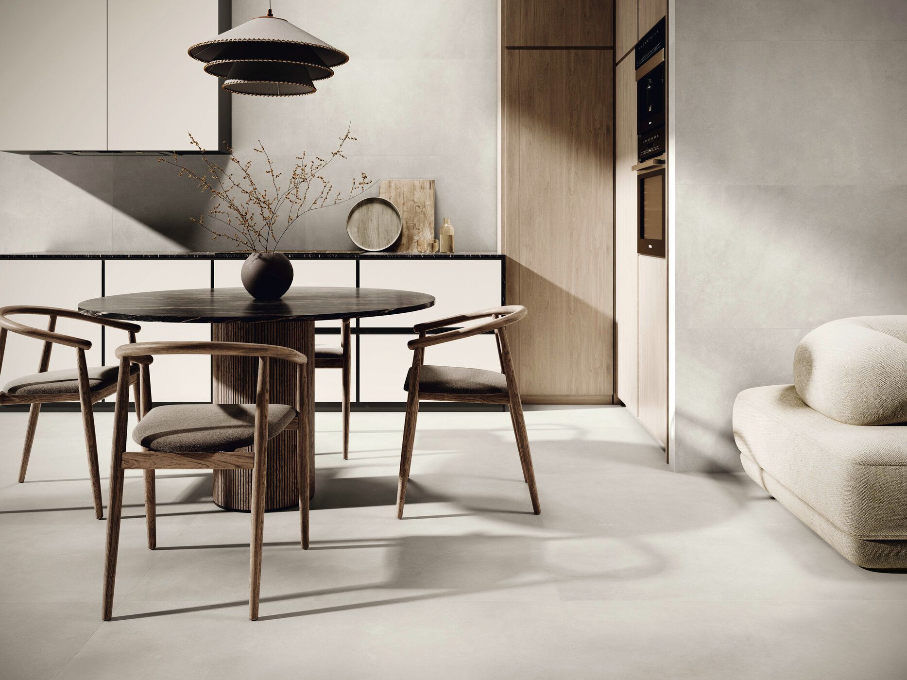 Losas 48” x 48”: continuidad y escala