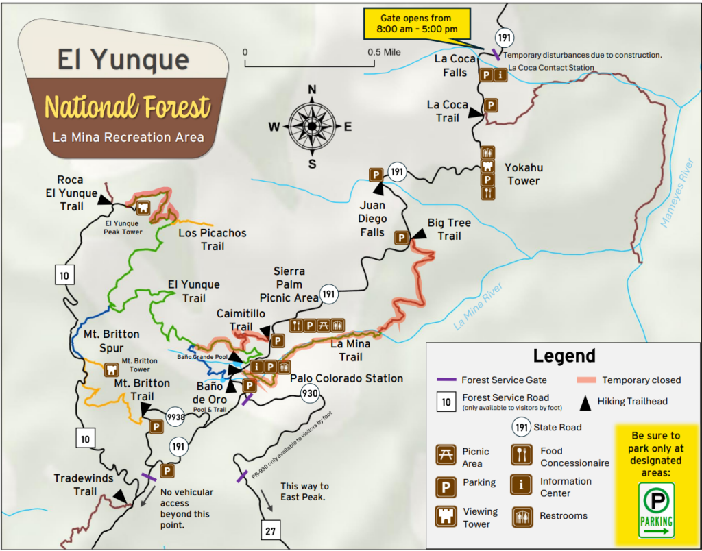Mapa Trillos Yunque