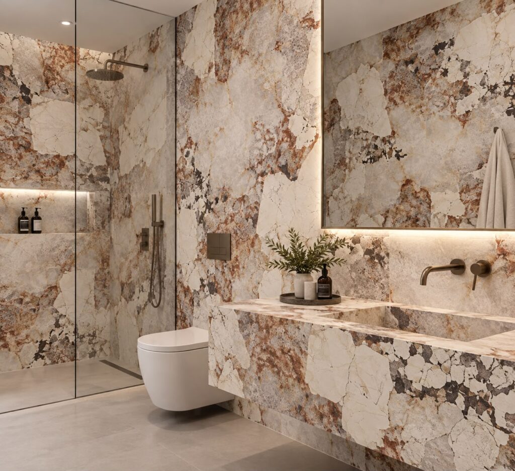 Baños contemporáneos Terra Tiles 2
